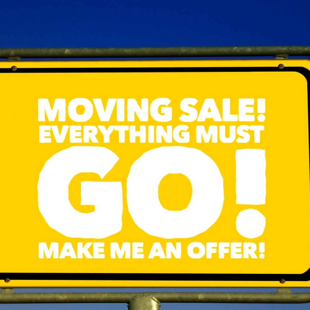 Everything must go! Moving Sale! Make me an offer!